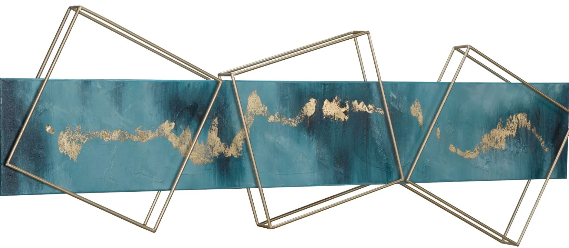 Wanddeko Metall 'Triton's Lifeblood' 120x40x6cm
