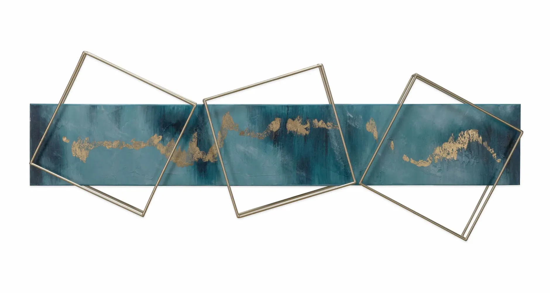 Wanddeko Metall 'Triton's Lifeblood' 120x40x6cm