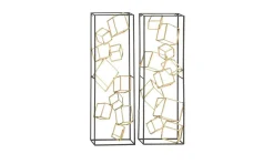 Wanddeko Metall 'Tumbling Dices' 31x92x5cm