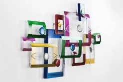 Wanddeko Metall 'Ungelöstes Rätsel' 115x71x8cm