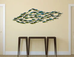 Wanddeko Metall 'Unterwasserwelt' 147x50x4cm