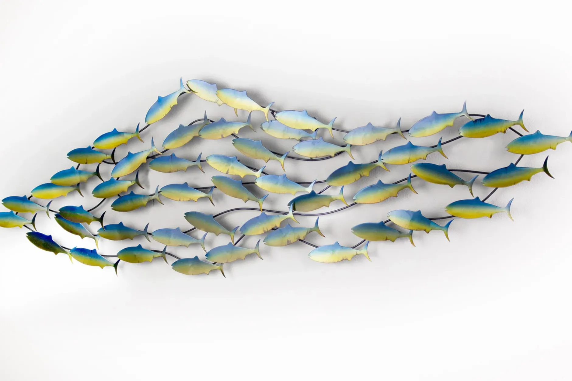 Wanddeko Metall 'Unterwasserwelt' 147x50x4cm