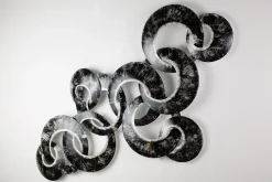 Wanddeko Metall 'Verschlungen' 107x61x7cm