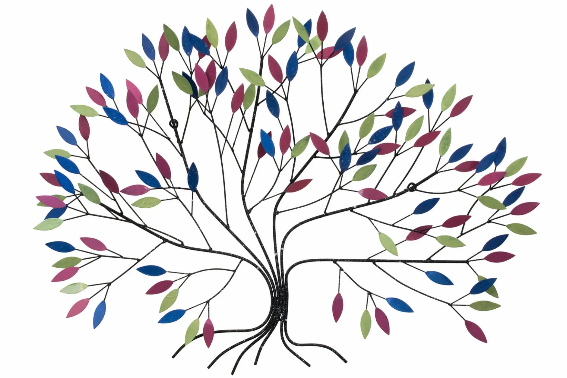 Wanddeko Metall 'Wild Growth' 102x76x11cm