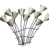 Wanddeko Metall 'Zarter Waldesschmuck' 78x60x3,5cm