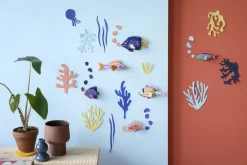 Wanddeko Papier 'Aquarium-Set'
