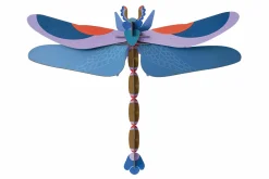 Wanddeko Papier 'Azur-Libelle'