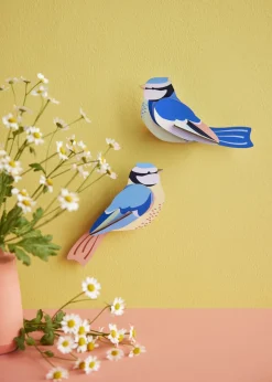 Wanddeko Papier 'Azurvogel'