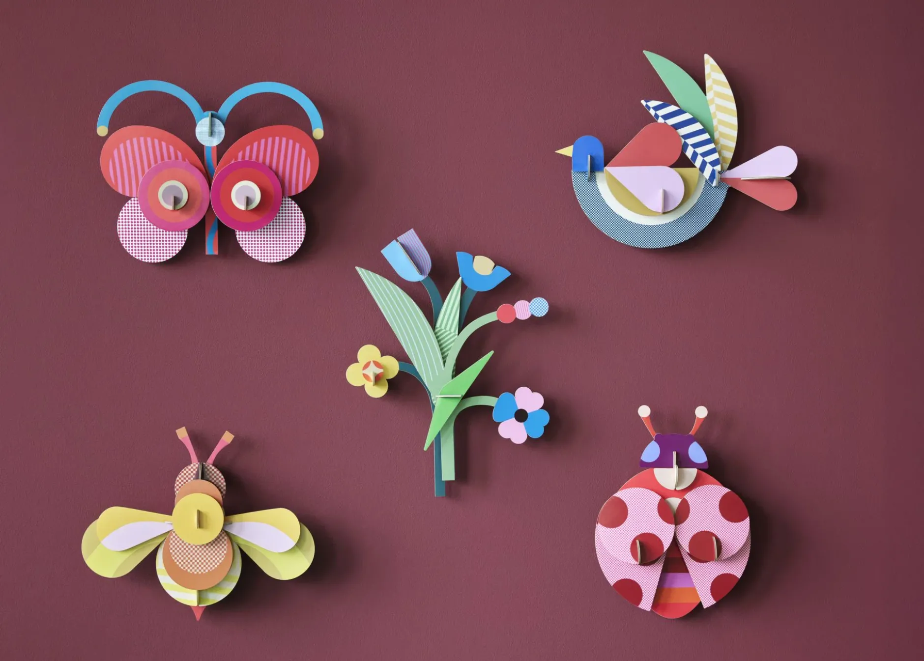 Wanddeko Papier 'Candy Bee'