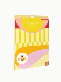 Wanddeko Papier 'Candy Bee'