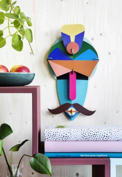 Wanddeko Papier 'Casablanca-Maske'