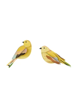 Wanddeko Papier 'Citrinella Pair'