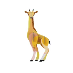 Wanddeko Papier 'Elegante Giraffe'