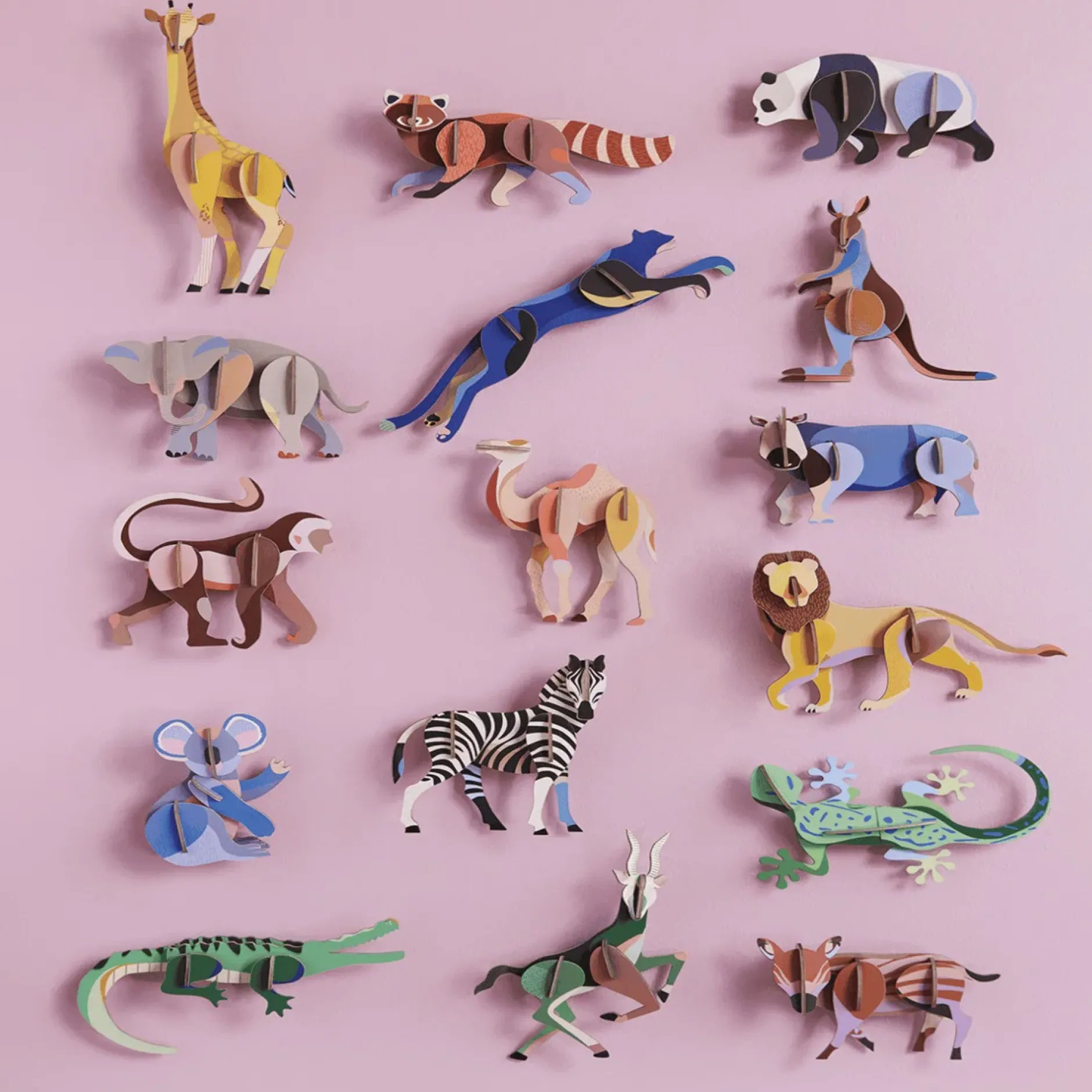 Wanddeko Papier 'Elegante Giraffe'