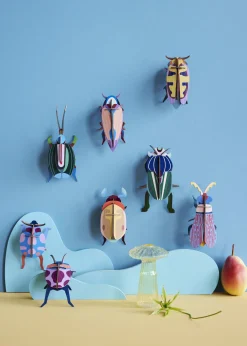 Wanddeko Papier 'Eleganter Käfer'