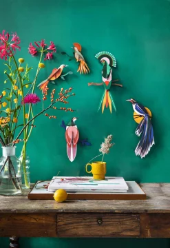Wanddeko Papier 'Exotischer Jade-Schwanz'