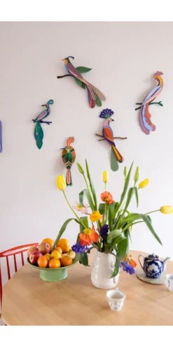 Wanddeko Papier 'Exotischer Vogel'