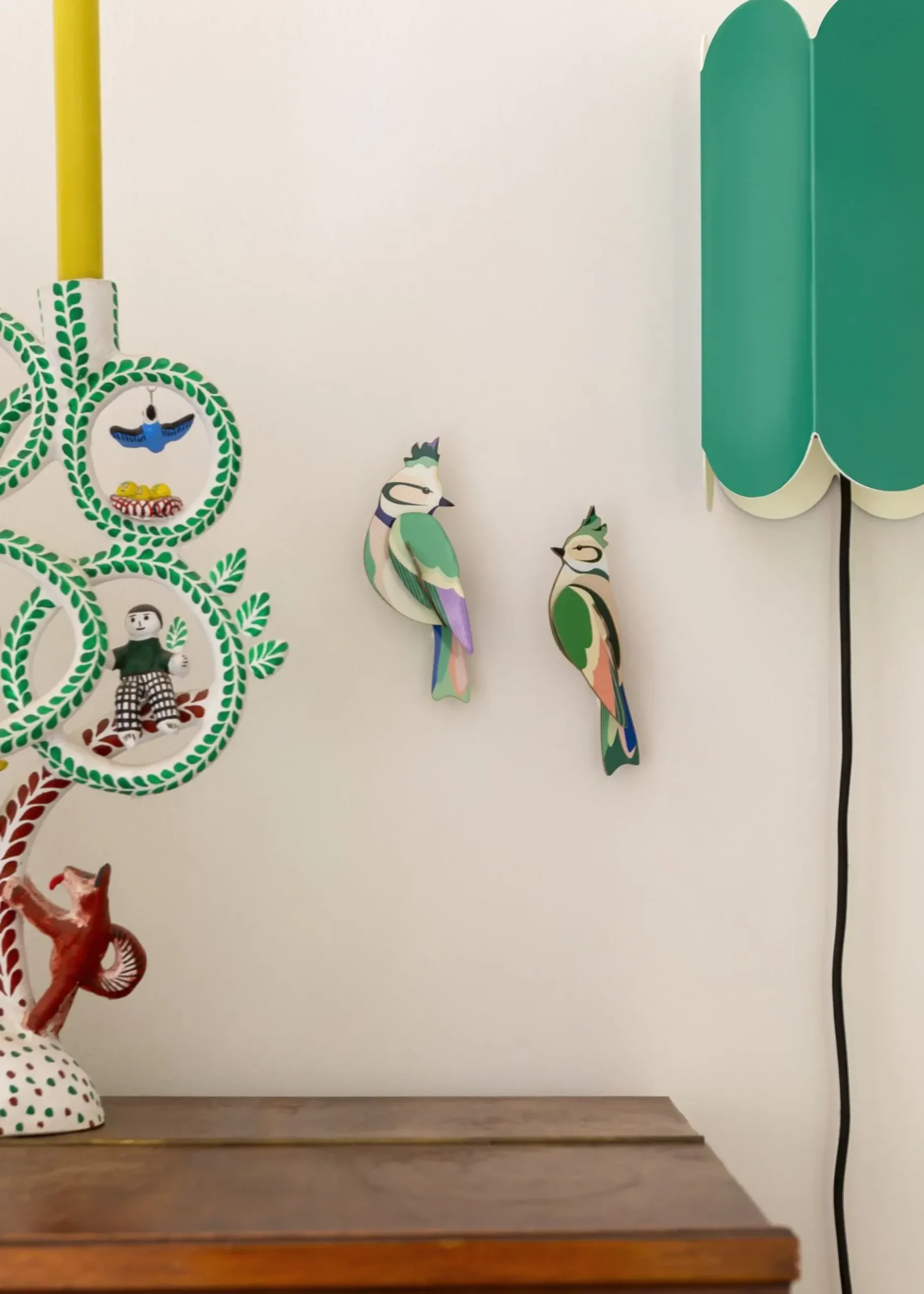 Wanddeko Papier 'Forest Crests'