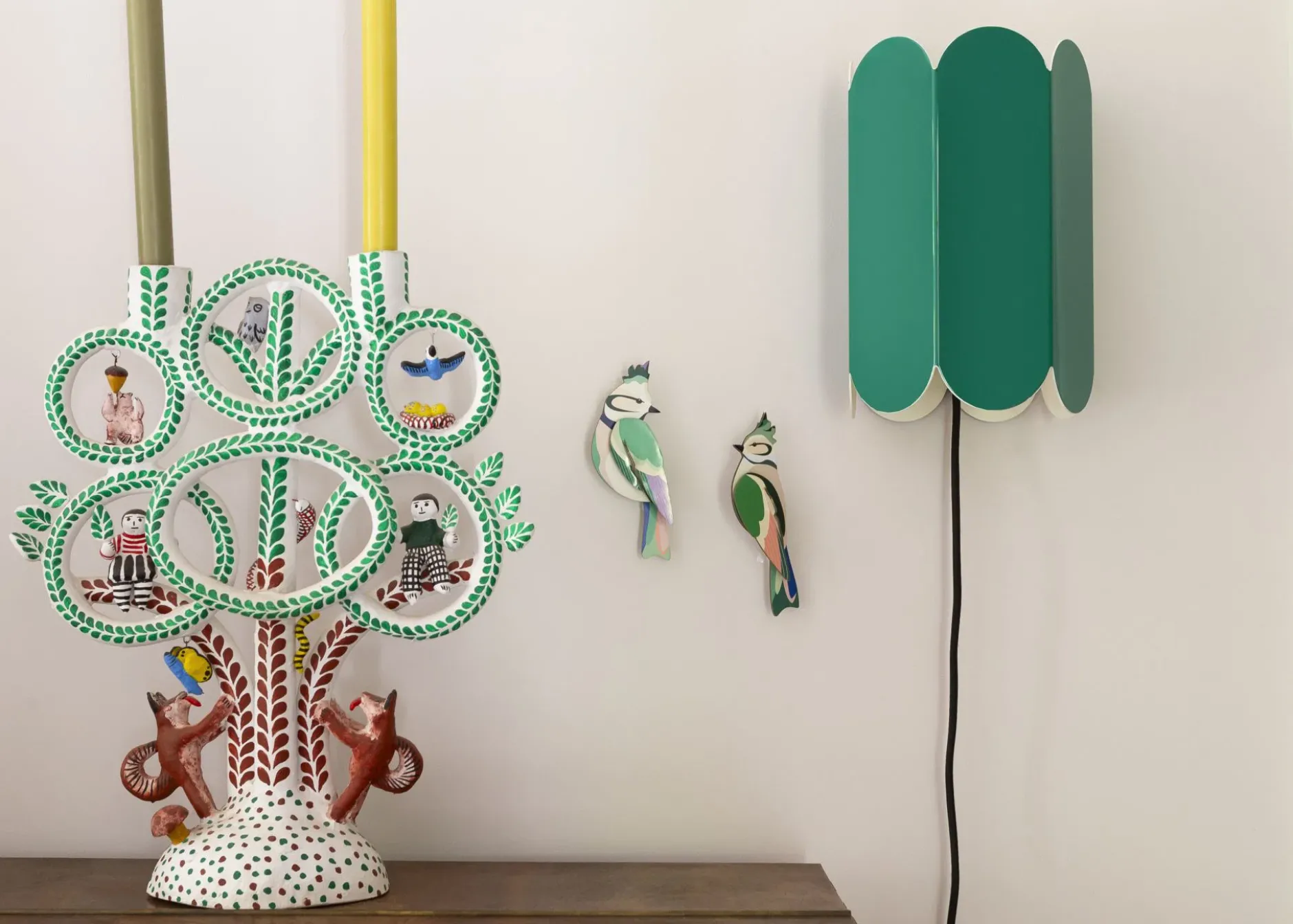 Wanddeko Papier 'Forest Crests'