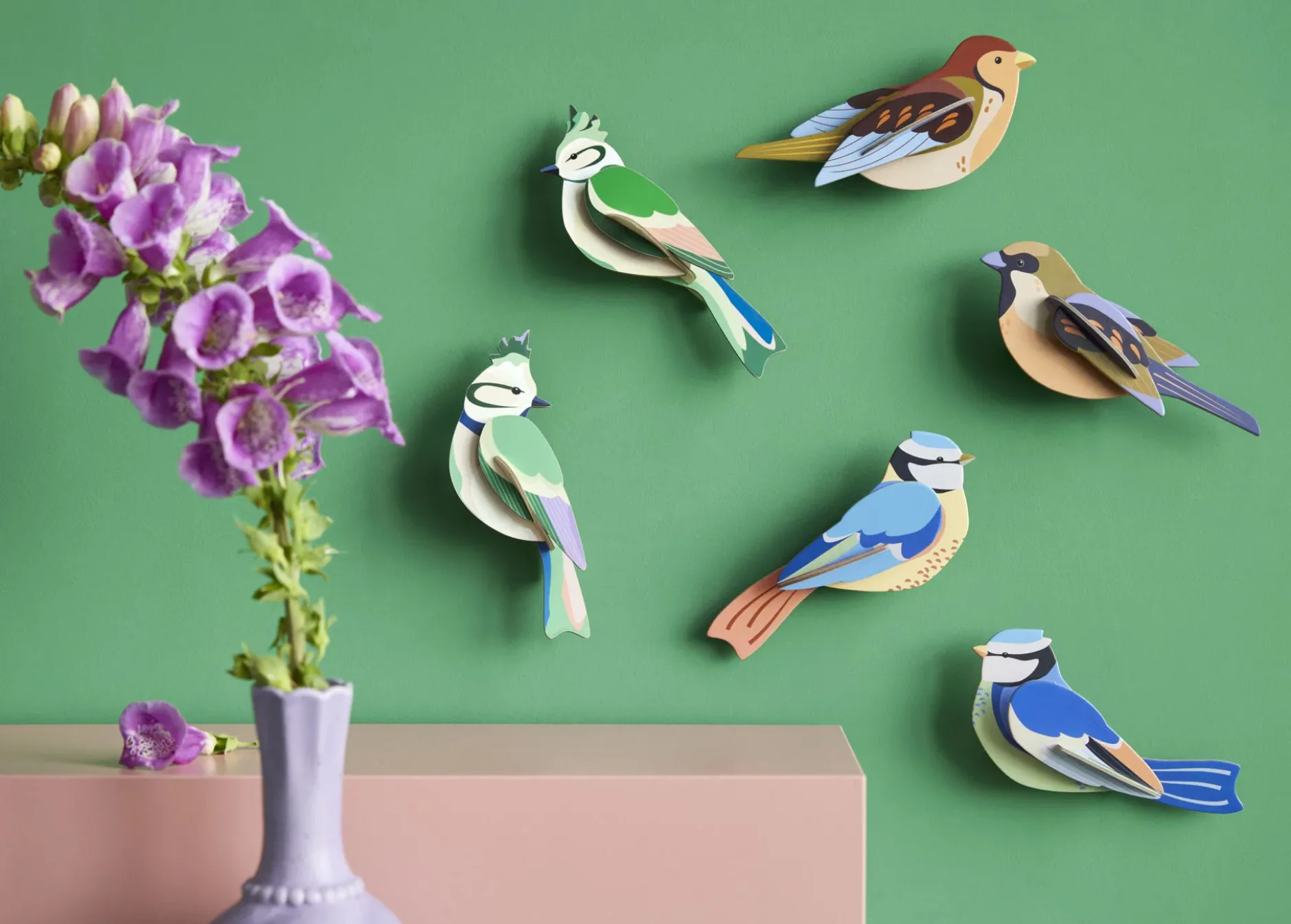 Wanddeko Papier 'Forest Crests'