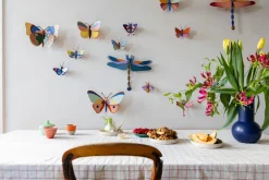 Wanddeko Papier 'Gedämpfte Flügel'