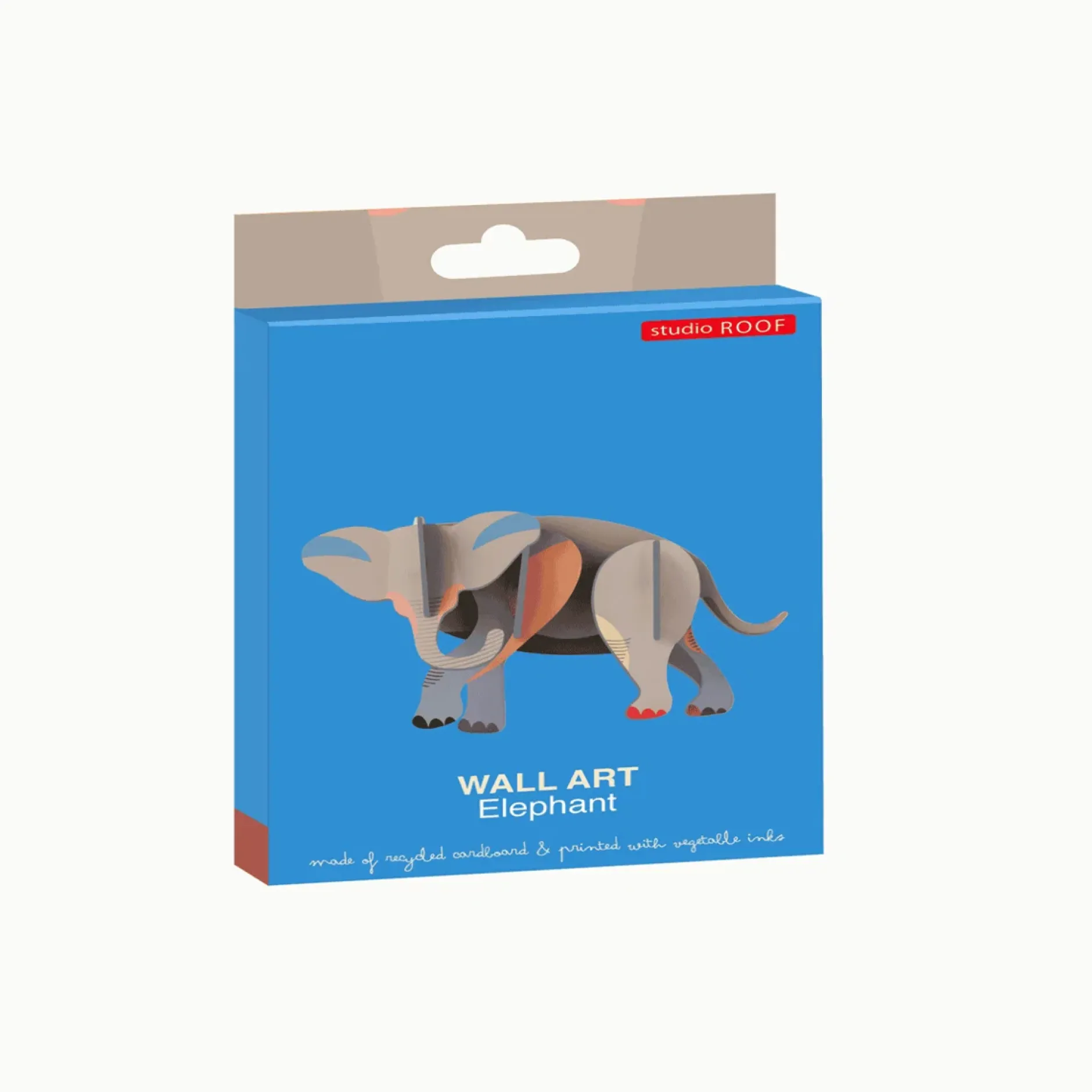 Wanddeko Papier 'Gedämpfter Elefant'
