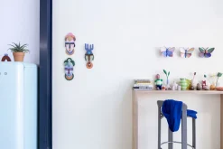 Wanddeko Papier 'Gemusterter Schmetterling'