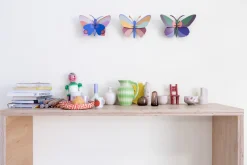 Wanddeko Papier 'Gemusterter Schmetterling'