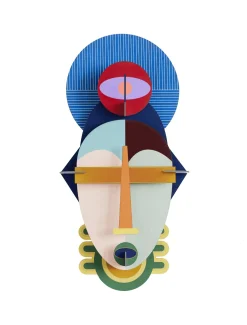 Wanddeko Papier 'Geometrische Maske'