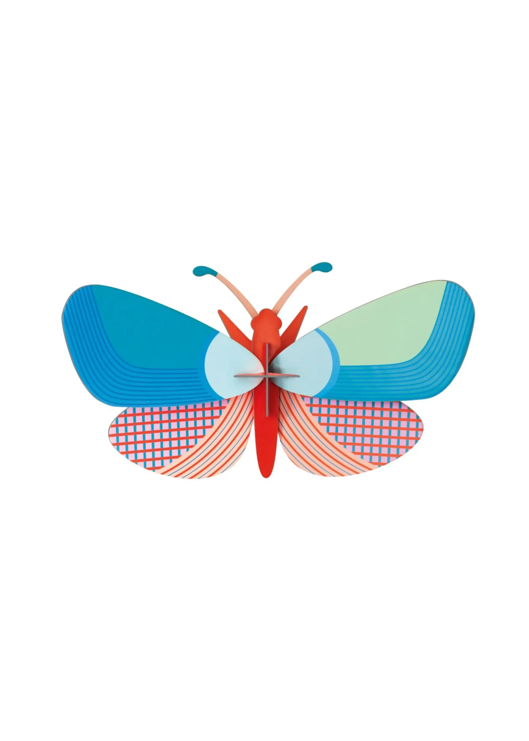 Wanddeko Papier 'Geometrischer Schmetterling'