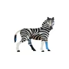 Wanddeko Papier 'Gestreiftes Zebra'