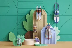 Wanddeko Papier 'Geweihkäfer'