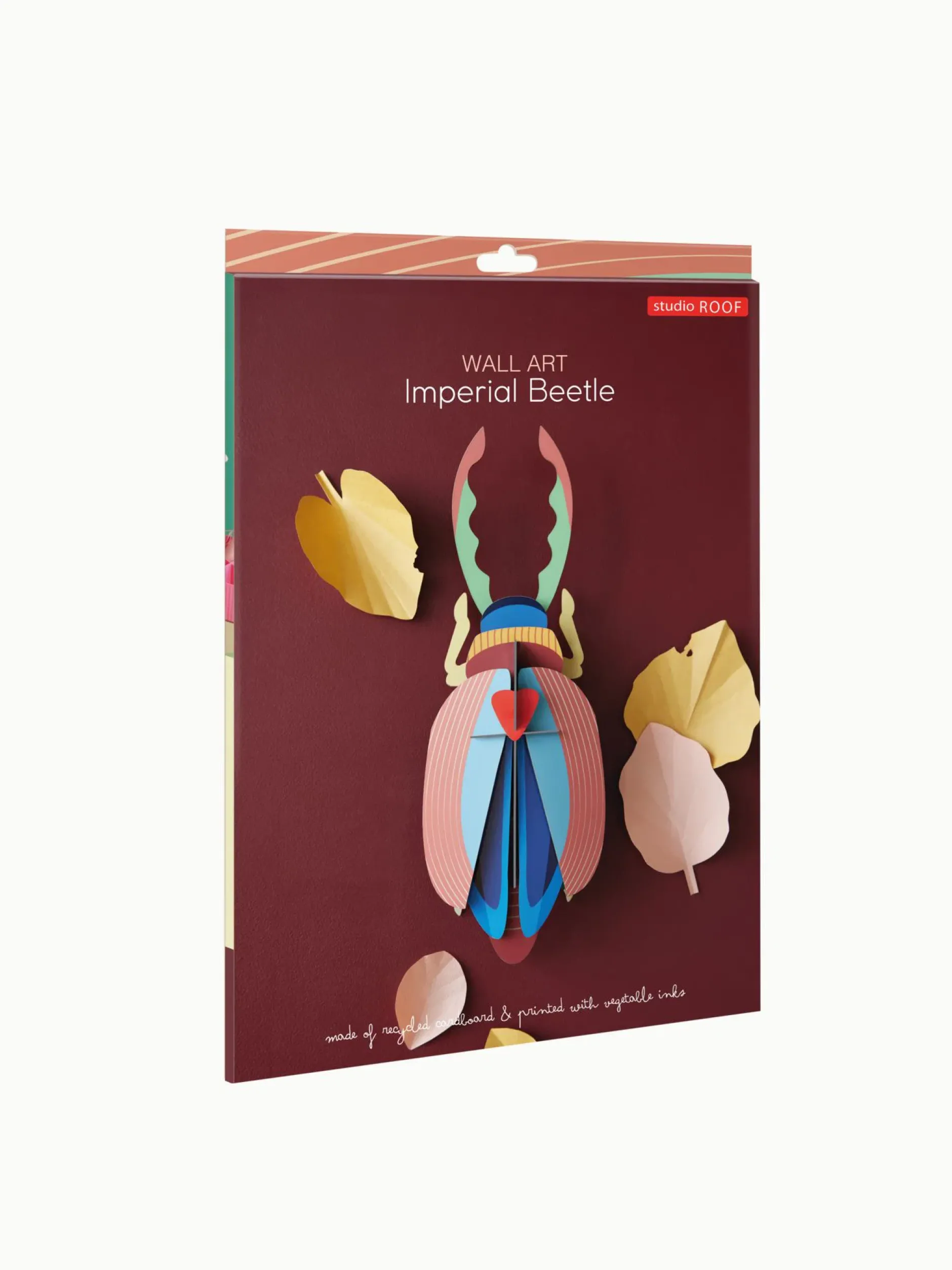 Wanddeko Papier 'Geweihkäfer mit Kamm'