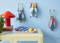 Wanddeko Papier 'Geweihkäfer mit Kamm'