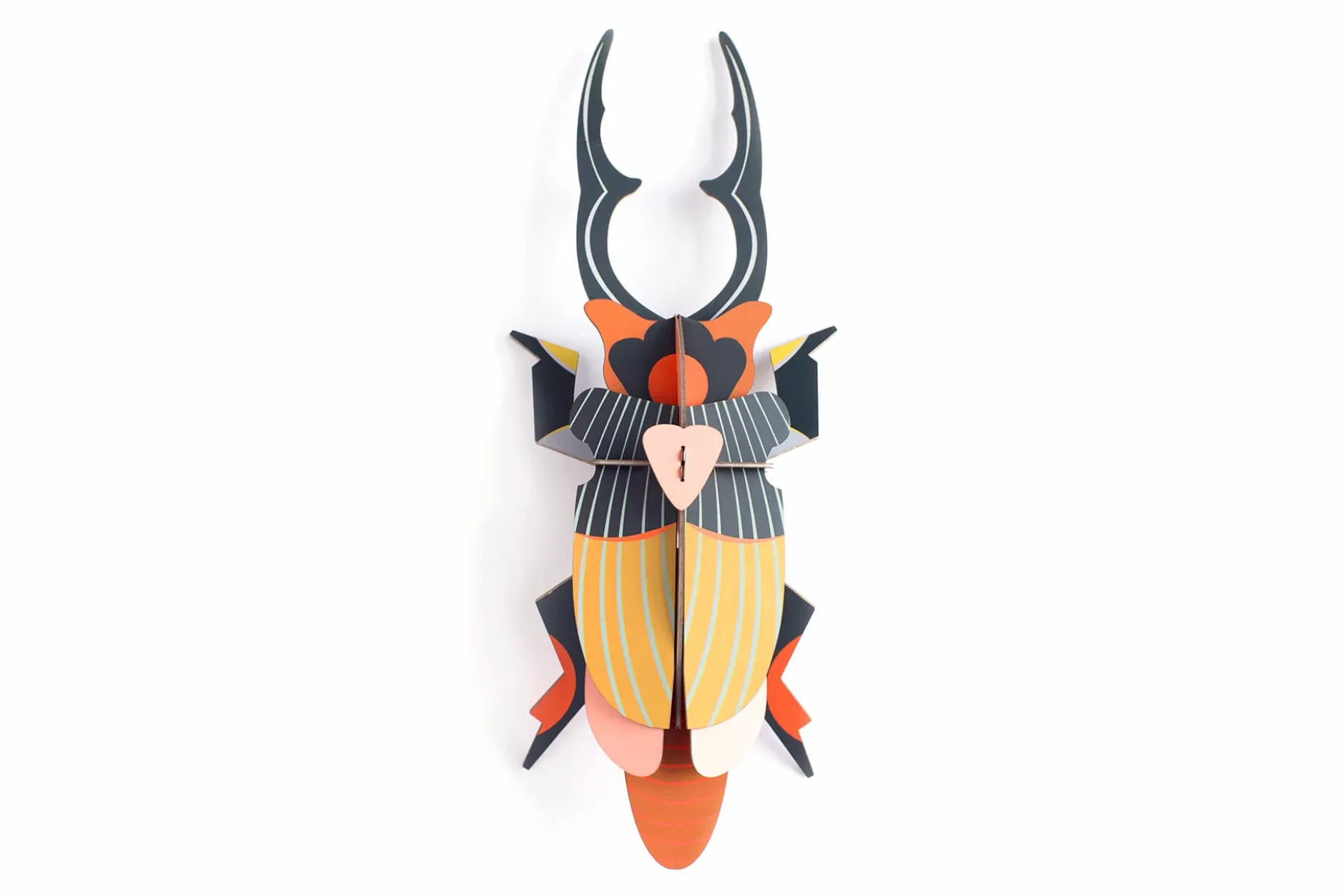 Wanddeko Papier 'Hirschkäfer'