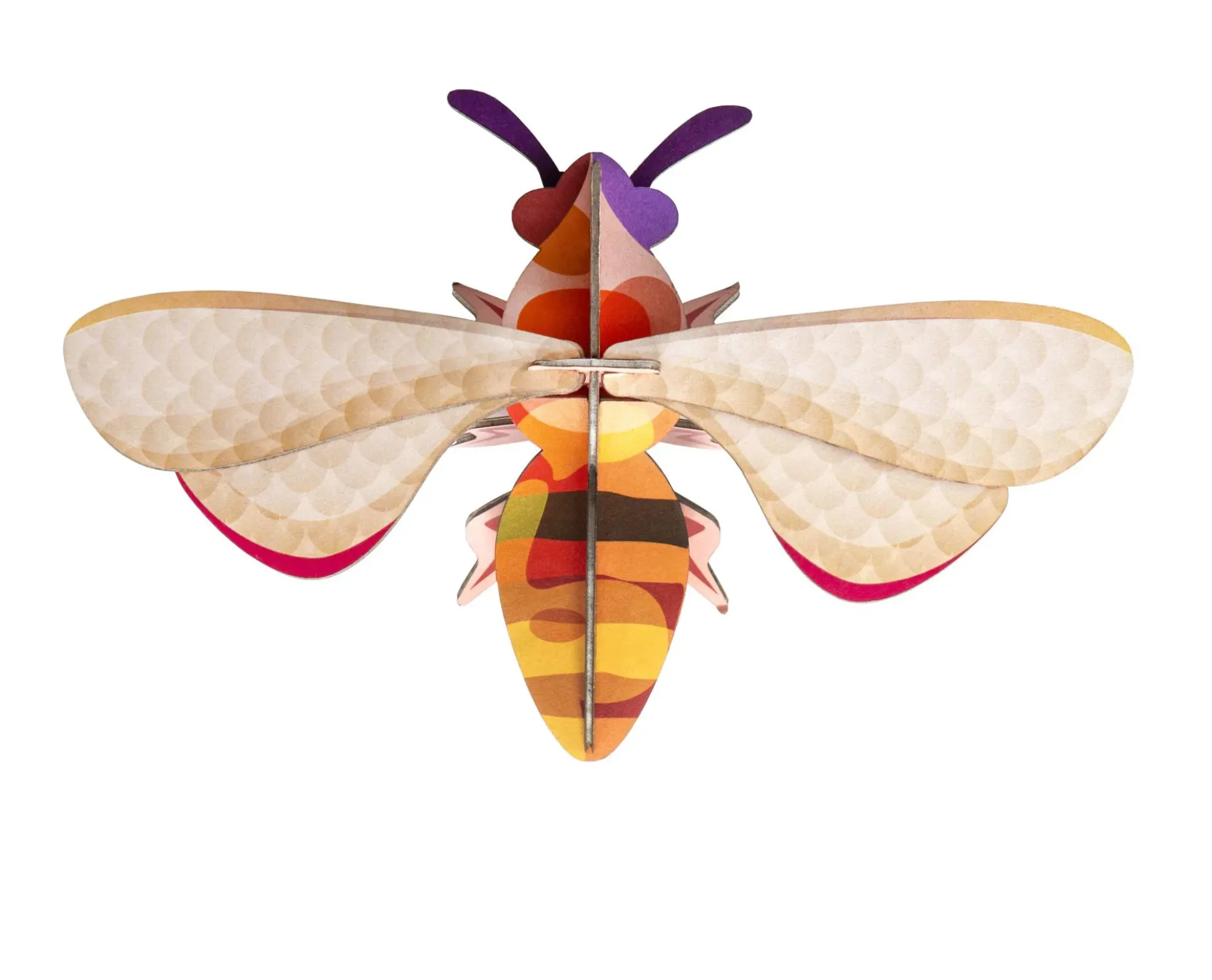 Wanddeko Papier 'Honigbiene'