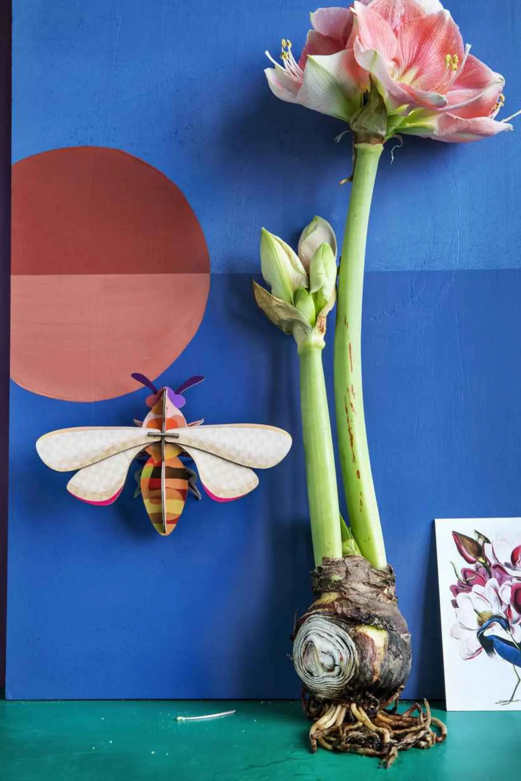 Wanddeko Papier 'Honigbiene'