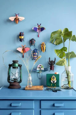 Wanddeko Papier 'Honigbiene'