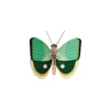 Wanddeko Papier 'Jade-Schmetterling'