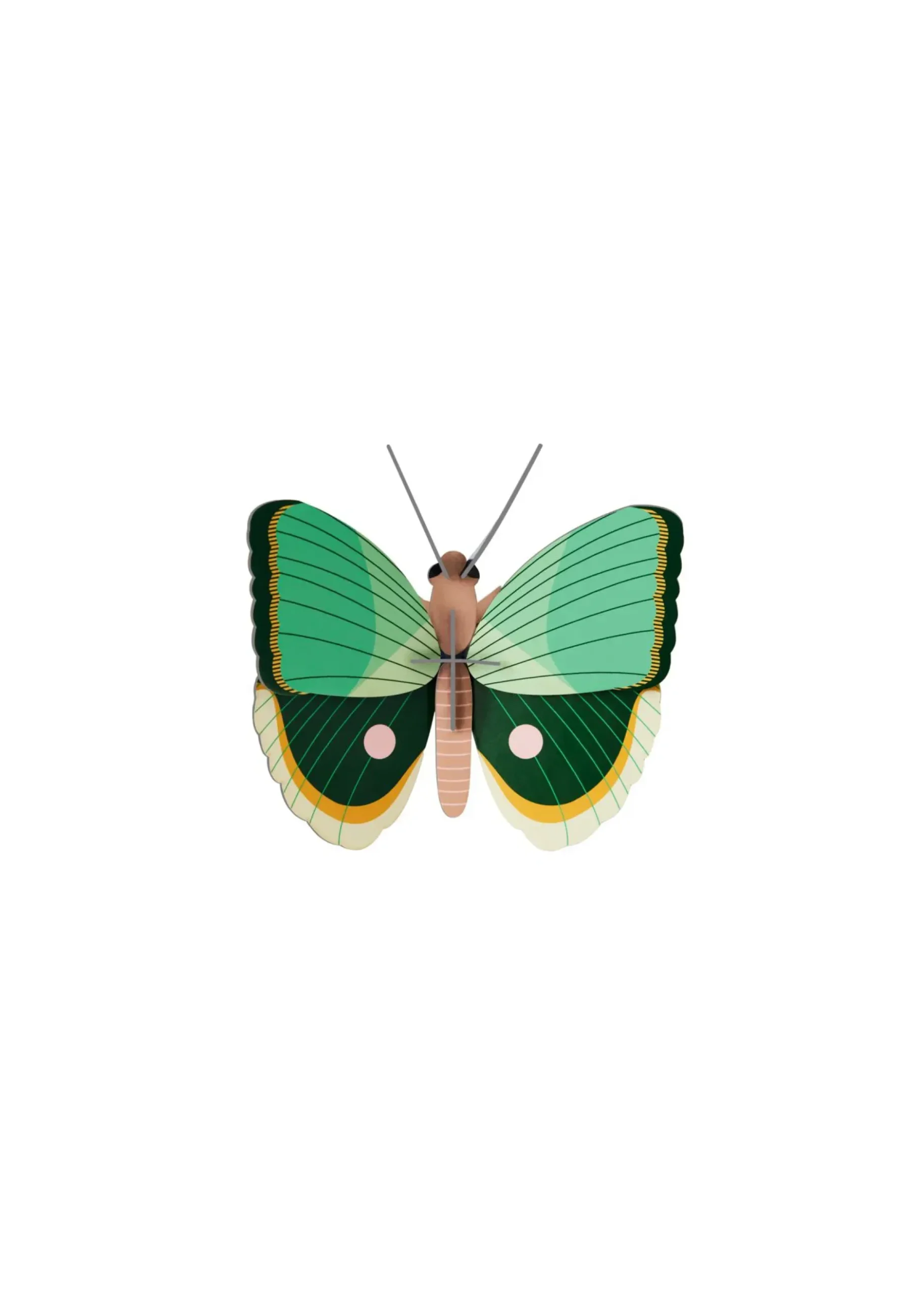 Wanddeko Papier 'Jade-Schmetterling'