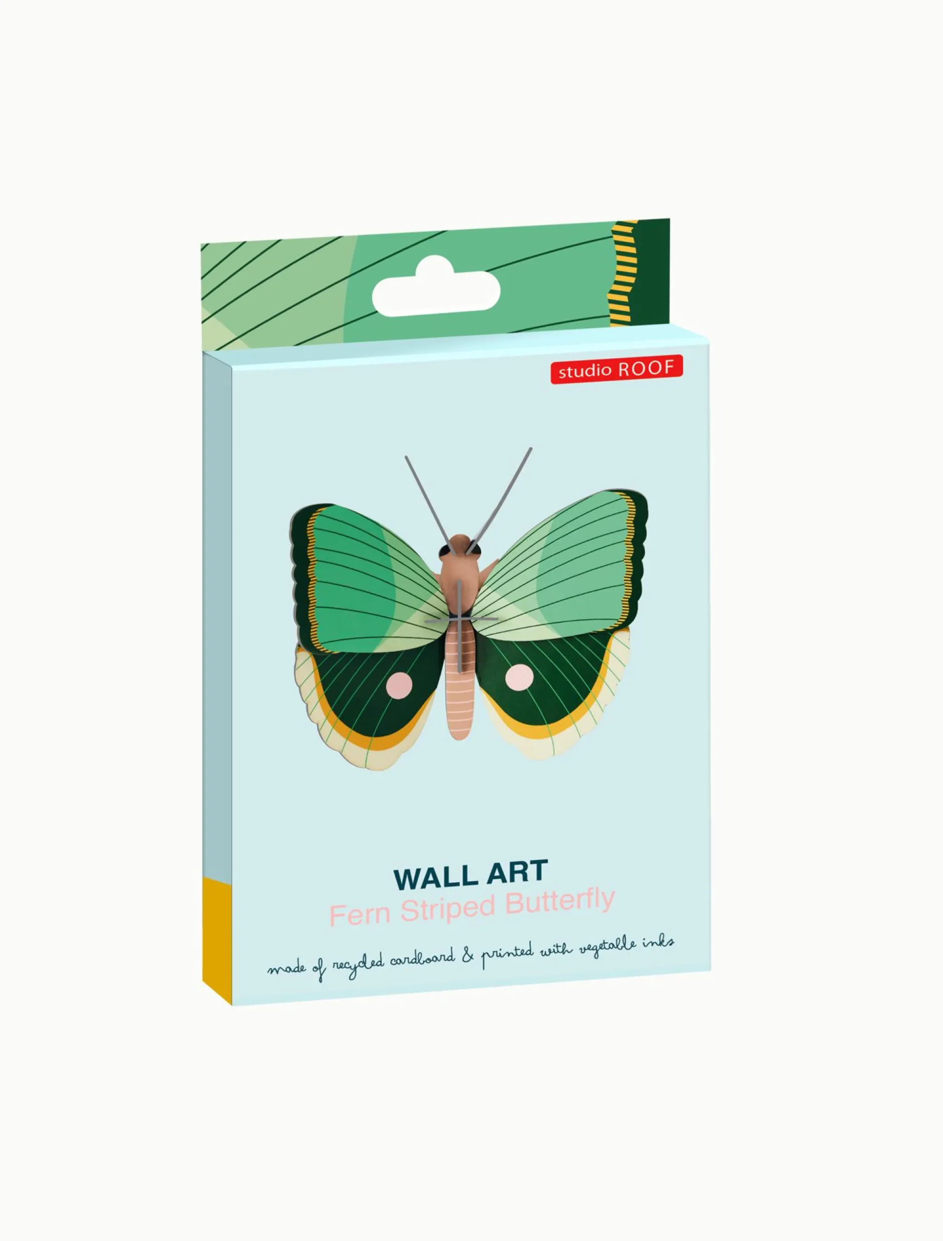 Wanddeko Papier 'Jade-Schmetterling'