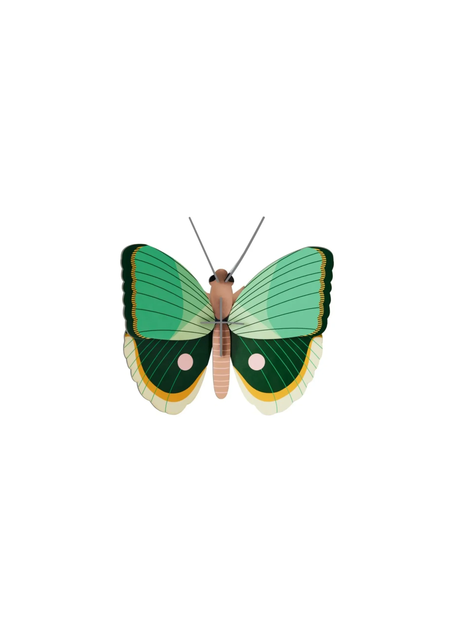 Wanddeko Papier 'Jade-Schmetterling'