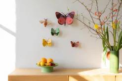 Wanddeko Papier 'Jade-Schmetterling'