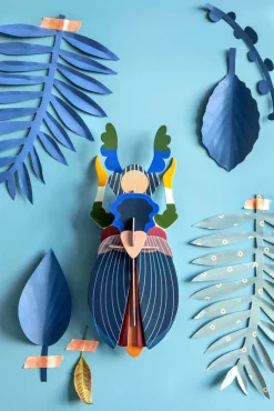 Wanddeko Papier 'Japanischer Käfer'