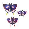 Wanddeko Papier 'Kühnes Schmetterlingsset'