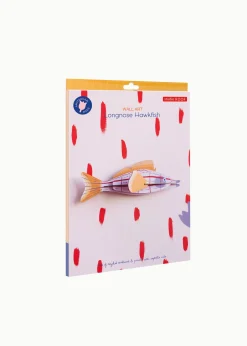 Wanddeko Papier 'Kreativer Fisch'