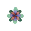 Wanddeko Papier 'Layecrimson-Blume'