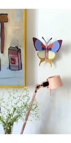 Wanddeko Papier 'Leuchtende Flügel'