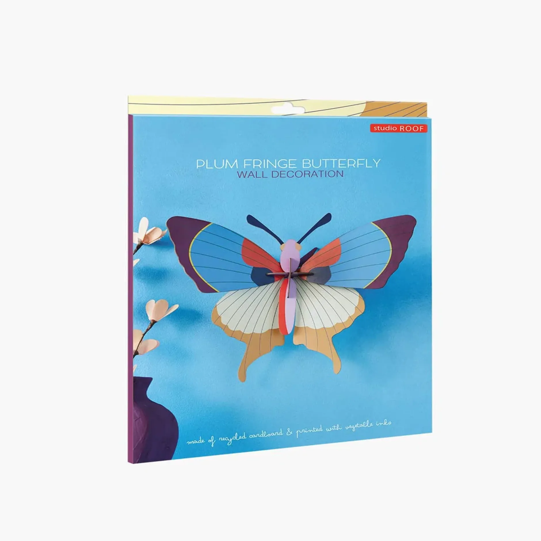 Wanddeko Papier 'Leuchtende Flügel'