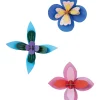 Wanddeko Papier 'Leuchtende Papierblume'